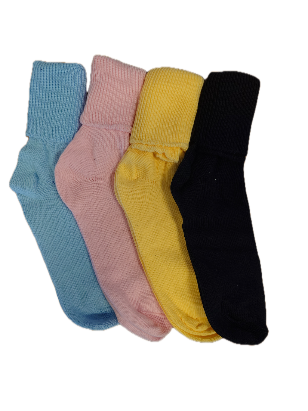 Set of 4 Multi-Color Socks (Multi-Coloured)