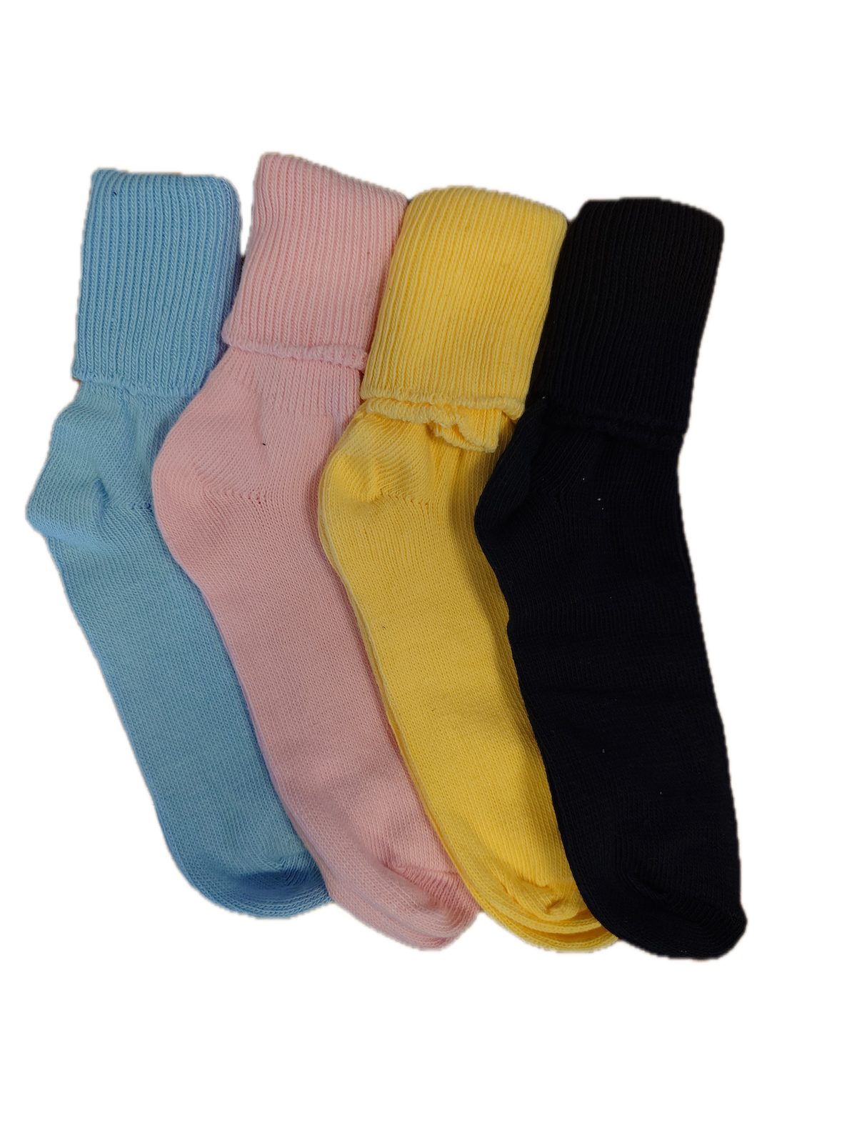 Set of 4 Multi-Color Socks (Multi-Coloured)