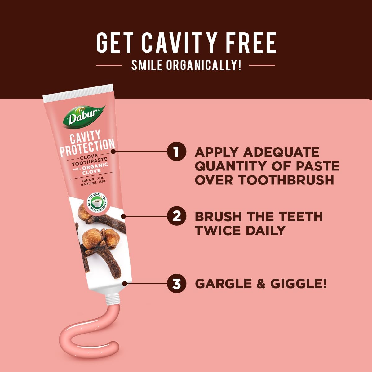 Dabur Cavity Protection Clove Toothpaste 100ml