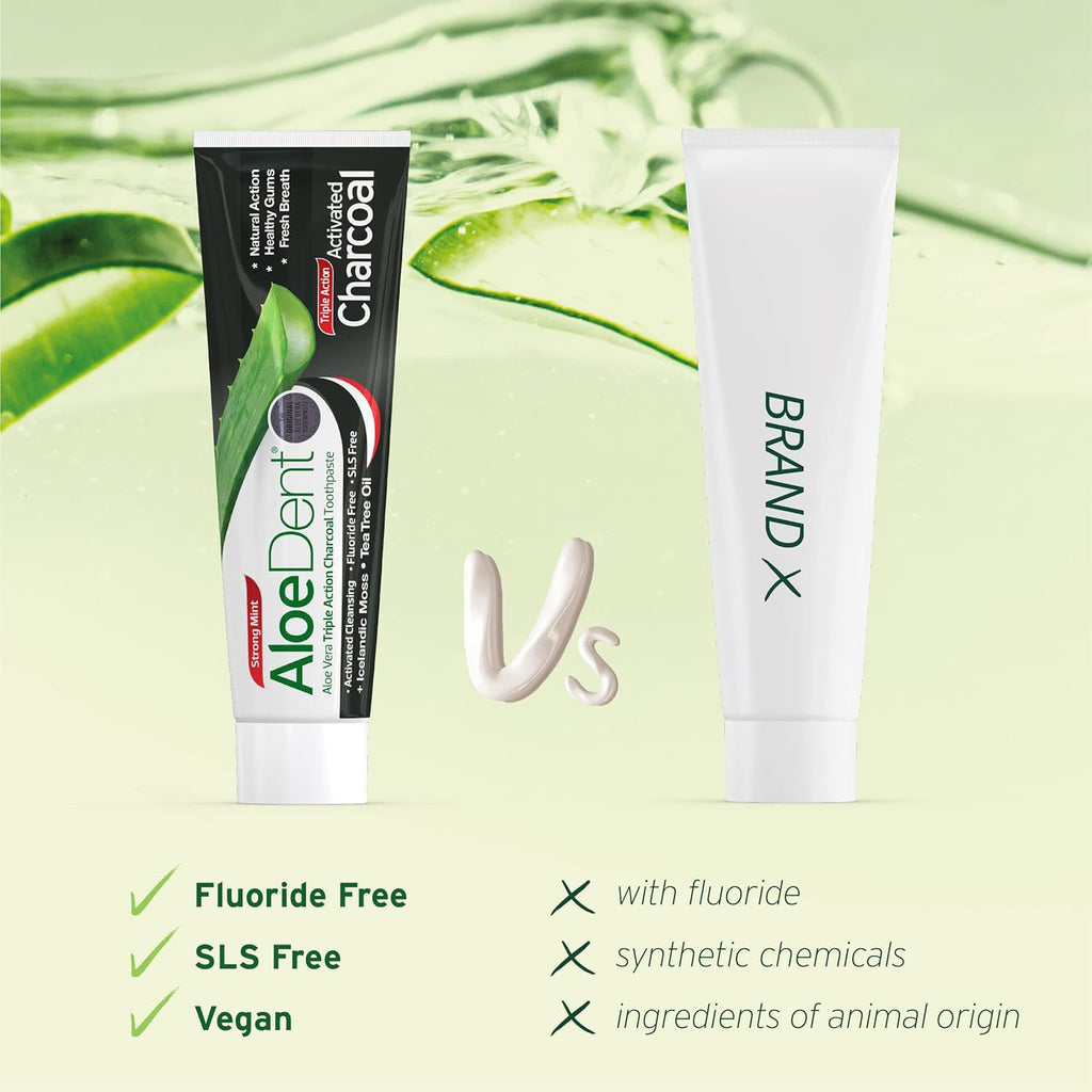 Aloe Dent Charcoal Toothpaste 100ml