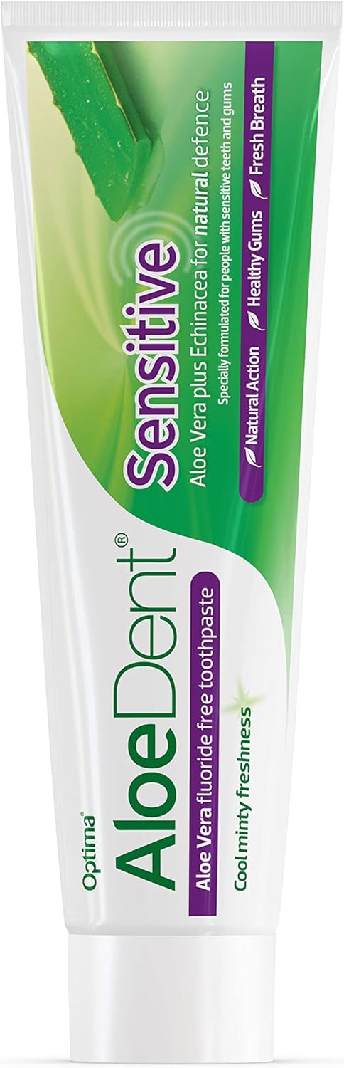 Aloe Dent Sensitive Aloe Vera Fluoride Free Toothpaste 100ml