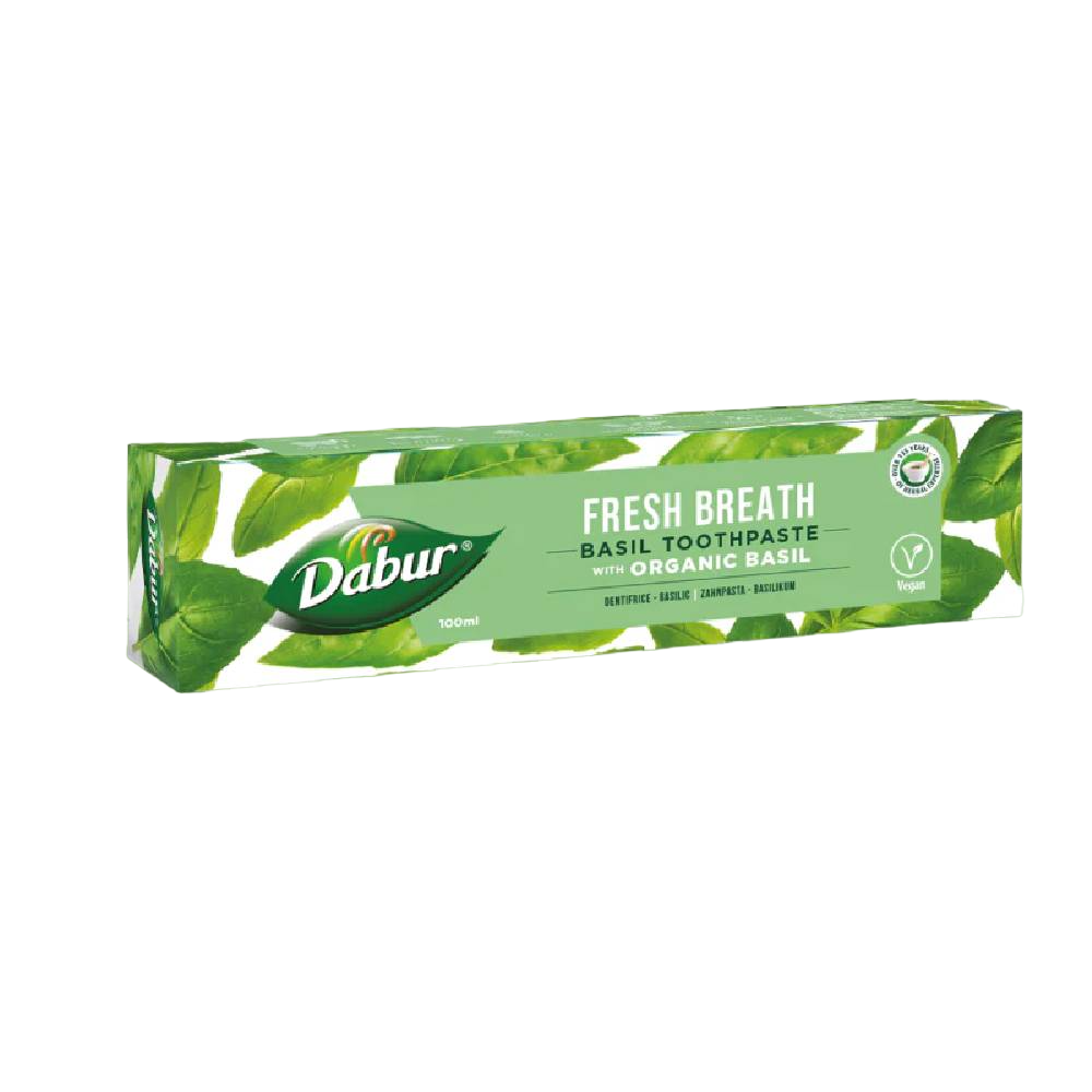 Dabur Fresh Breath Organic Basil Toothpaste 100ml