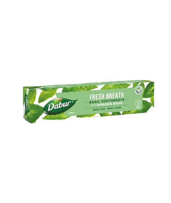 Dabur Fresh Breath Organic Basil Toothpaste 100ml