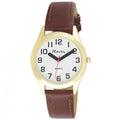 Ravel Men’s Classic Strap Watch Brown & Gold R0125.45.1