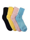 Set of 4 Multi-Color Socks (Multi-Coloured)