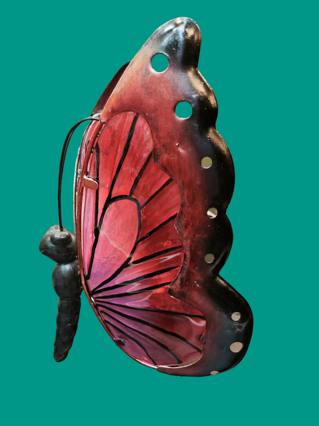 Solar Free-Standing Butterfly Garden Light
